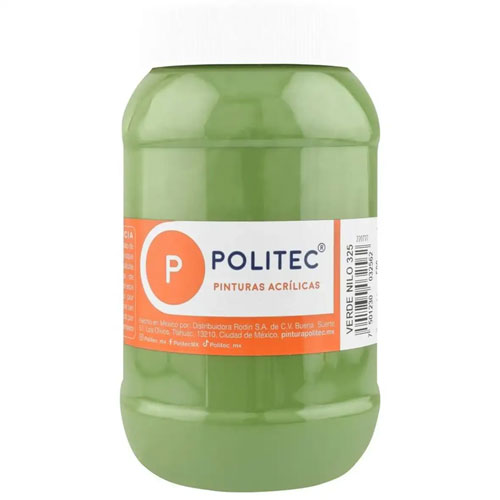 Foto de Pintura Verde Nilo Acrilica 500 ml #325 