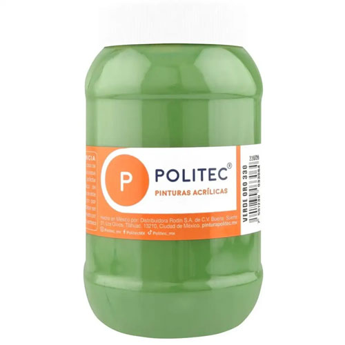 Foto de Pintura Verde Oro Acrilica 500 ml #330 