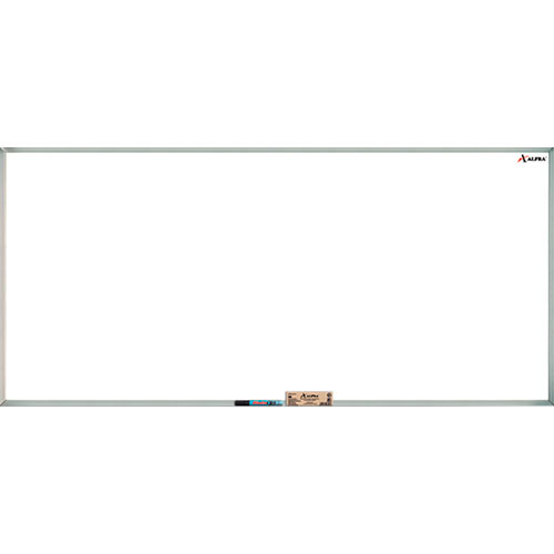 Foto de Pizarron Blanco Metálico Porcelanizado Escolar 90 x 180 cm Alfra 92219 