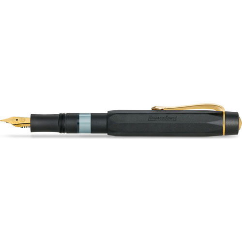 Foto de Pluma Fuente Fina Kaweco Al Sport Piston Black/Gold 0.7mm 