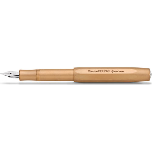 Foto de Pluma Fuente Fina Kaweco Bronze Sport 1.1mm 