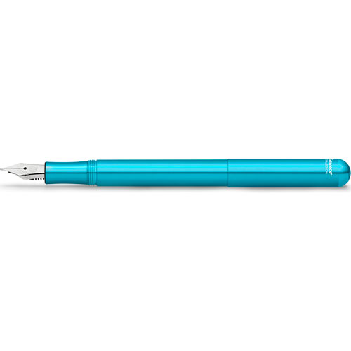 Foto de Pluma Fuente Fina Kaweco Collection Liliput Blue 1.1mm 