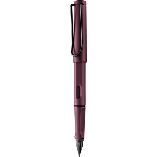 Foto de Pluma Fuente Fina Lamy 20Scm Safari Plastico Scarlet Azul 