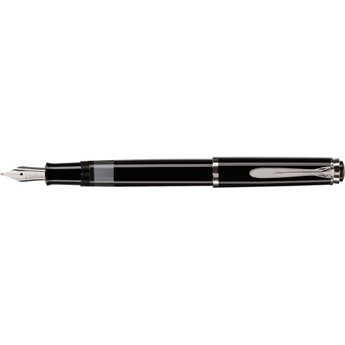 Foto de Pluma Fuente Fina Pelikan M-205 Classic Negro 
