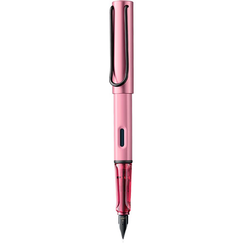 Foto de Pluma Fuente Lamy 22Apm Al Star Aluminio Autum Pink Mediano Azul 