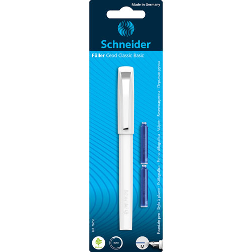 Foto de Pluma fuente Schneider Ceod Clasic Basic Med blanco 1 pieza 