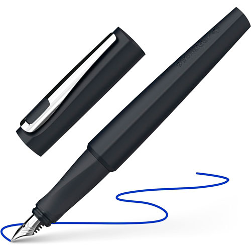 Foto de Pluma Fuente Schneider Tomo Med Black Con 1 Pieza 