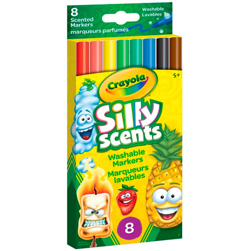 Foto de Plumin Escolar Crayola Super Tips Sillyscents Con 8 