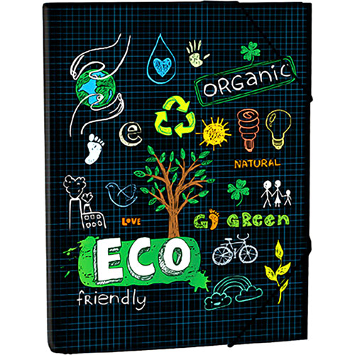 Foto de Portadocumentos Escolar Senfort Ecology Friendly 27X35Cm Con Liga 