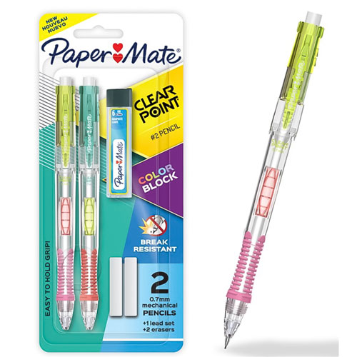 Foto de Portaminas Pm Clear Point 0.7Mm Con 2 Verde/Turquesa 