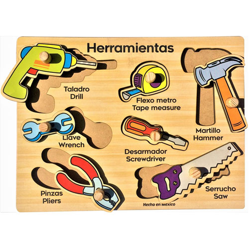 Foto de Rompecabezas herramientas 7 piezas 29x23 cm 