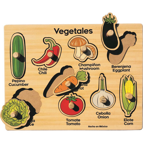 Foto de Rompecabezas de vegetales 9 piezas 29x23 cm 
