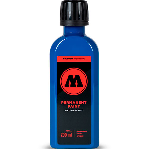 Foto de Refill 200Ml Permanente Paint Azul Tulipan #123 Molotow 