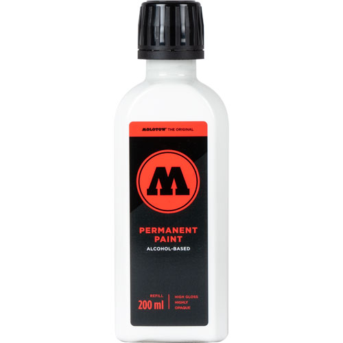 Foto de Refill 200Ml Permanente Paint Blanco Signal #124 Molotow 