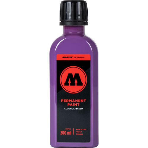 Foto de Refill 200Ml Permanente Paint Morado #131 Molotow 