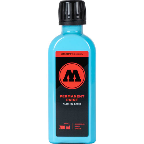 Foto de Refill 200Ml Permanente Paint Shock Azul #132 Molotow 