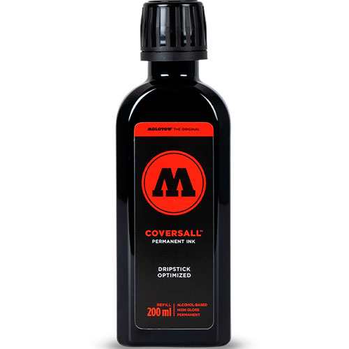 Foto de Refill Coversall 200 Ml Negro # 690052 Molotow 