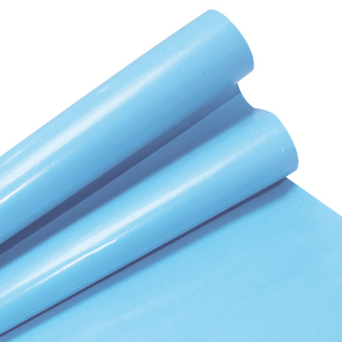 Foto de Rollo De Papel Lustre .50X1.5M 65G Azul Pastel 