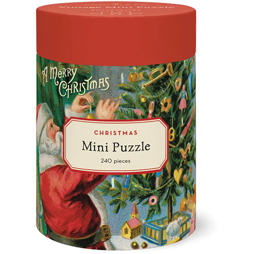 Foto de Rompecabezas Cavallini Mini Christmas Santa Con 240 Piezas 