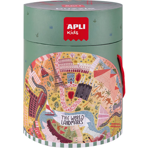 Foto de Rompecabezas Circular Apli Kids Monumentos Con 48 Piezas 