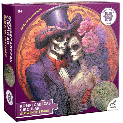 Foto de Rompecabezas Circular Glow Catrina 500 Piezas 