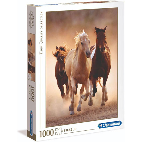 Foto de Rompecabezas Clementoni caballos corriendo 1000 piezas 