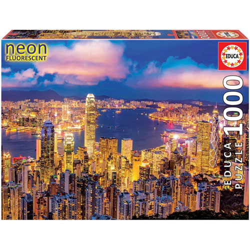 Foto de Rompecabezas Educa Neon Hong Kong 1000 piezas 