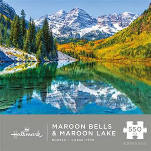 Foto de Rompecabezas Maroon Bells & Lake 550 piezas 