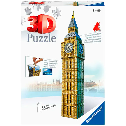 Foto de Rompecabezas Ravensburger 3D Big Ben 39Cm Con 216Piezas 