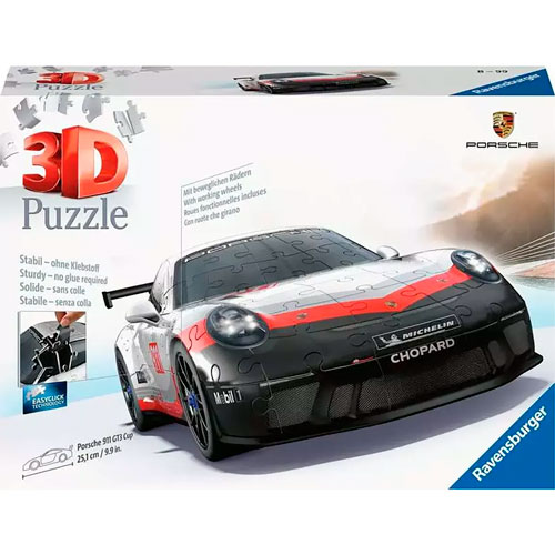 Foto de Rompecabezas Ravensburger 3D Porsche 911 Gt3 Con 108 Piezas 