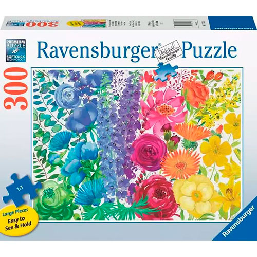 Foto de Rompecabezas Ravensburger Arcoiris Floral Con 300 Piezas 