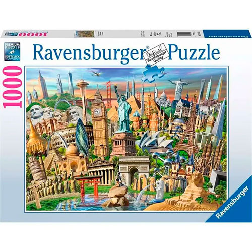 Foto de Rompecabezas Ravensburger Hitos Del Mundo Con 1000 Piezas 