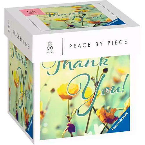 Foto de Rompecabezas Ravensburger Peace By Piece Thank You Con 99 Piezas 