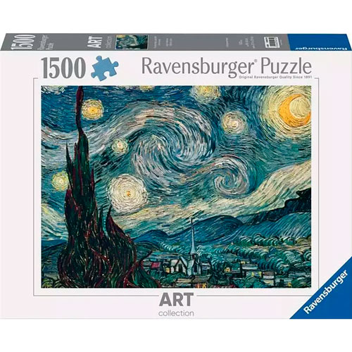 Foto de Rompecabezas Ravensburger Van Gogh Noche Estrella Con 1500 Piezas 