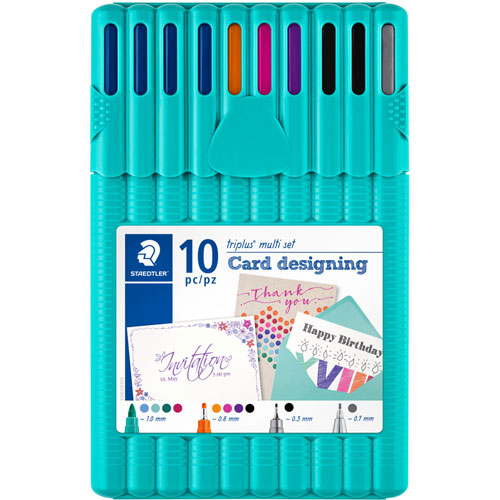 Foto de Rotulador Triplus Card Staedtler Set Con 10 Piezas 34Sb10Cd 