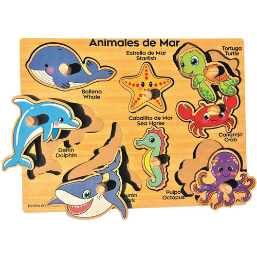 Foto de Resaque Animales del Mar 8 piezas 29x23 cm 