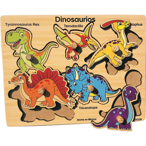 Foto de Resaque Dinosaurios 6 piezas 29x23 cm 