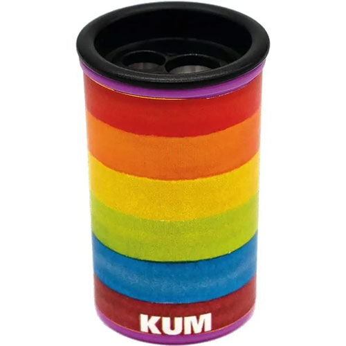 Foto de Sacapuntas Escolar Kum 1870 Km2 Rainbow 