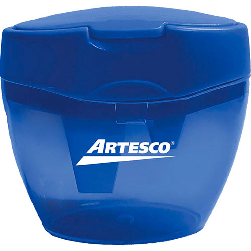 Foto de Sacapuntas Escolar Triple Con Deposito Artesco Con 1 