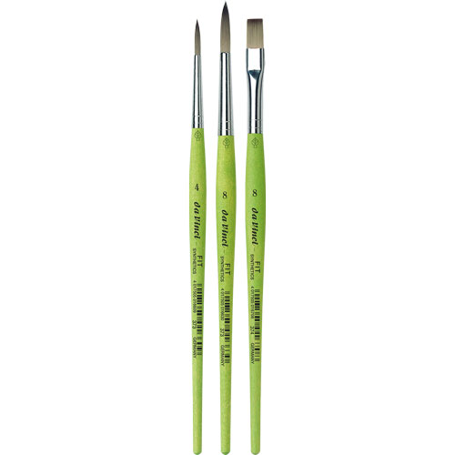 Foto de Set Da Vinci Fit Synthetics Con 3 Pinceles 