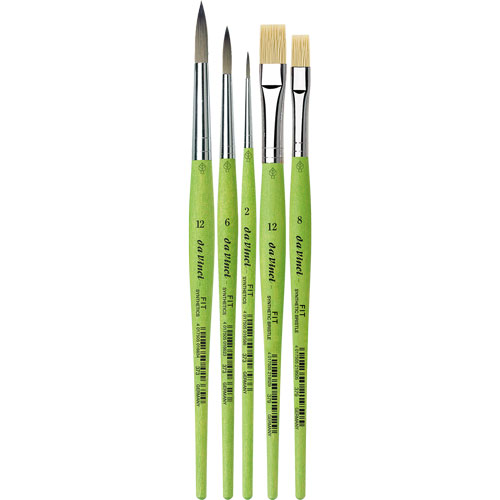 Foto de Set Da Vinci Fit Synthetics Con 5 Pinceles 