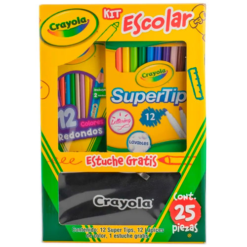 Foto de Set Escolar Crayola Escolar Con 25 
