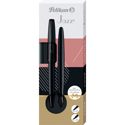 Foto de Set Jazz Noble Elegance black bolígrafo + pluma fuente 