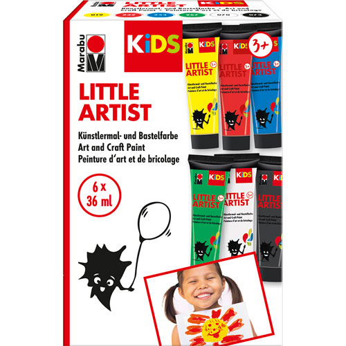 Foto de Set Kids con 6 Pinturas De Acrilico 36Ml 