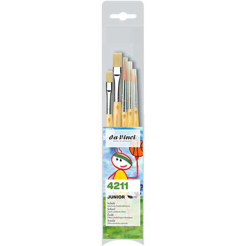 Foto de Set Multiusos Da Vinci Junior Con 5 Pinceles 