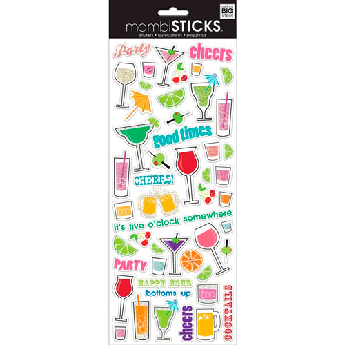 Foto de Sticker The Happy Planner Cheers Cocktail Drinks 