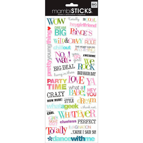 Foto de Sticker The Happy Planner Scrapbook Slang - Color 