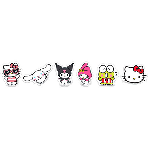 Foto de Stickers Vinilicos Kitty & Friends Granmark Con 6 Piezas 
