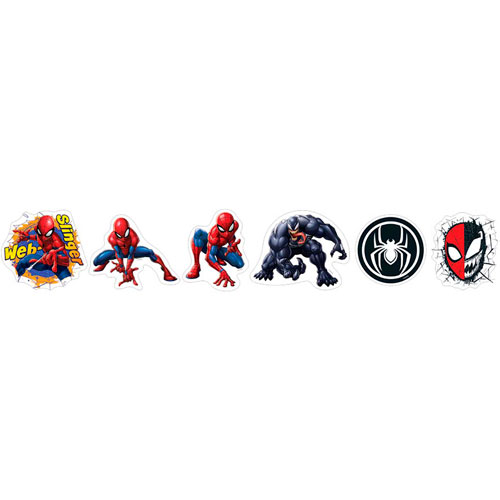 Foto de Stickers Vinilicos Spiderman Granmark Con 6 Piezas 