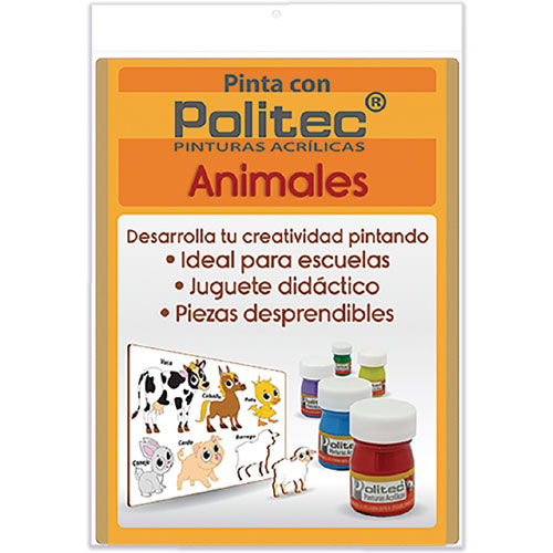 Foto de TABLEROS DIDACTICOS DE MADERA POLITEC- ANIMALES 